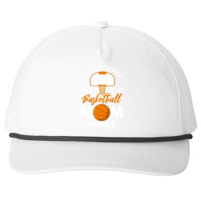 I'm Not Yelling This Is Just My Basketball Mom Voice Gift Snapback Five-Panel Rope Hat