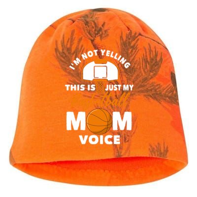 I'm Not Yelling This Is Just My Basketball Mom Voice Gift Kati - Camo Knit Beanie