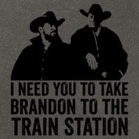 I Need You To Take Brandon To The Train Station Cotton Canvas Backpack