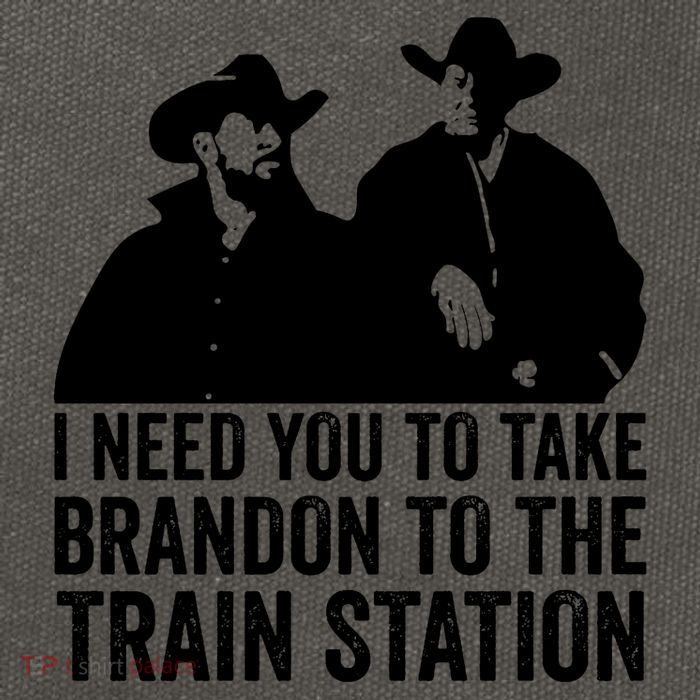 I Need You To Take Brandon To The Train Station Cotton Canvas Backpack