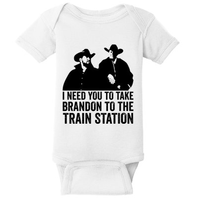 I Need You To Take Brandon To The Train Station Baby Bodysuit