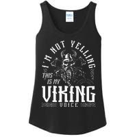 IM Not Yelling This Is My Viking Voice North Myth Vikings Ladies Essential Tank