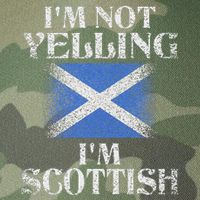 IM Not Yelling IM Scottish Funny Scottish Pride Legacy Tie Dye Trucker Hat