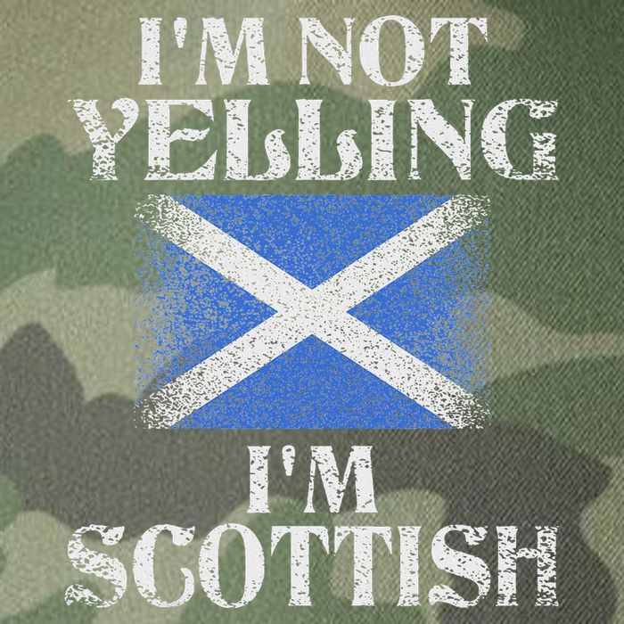 IM Not Yelling IM Scottish Funny Scottish Pride Legacy Tie Dye Trucker Hat