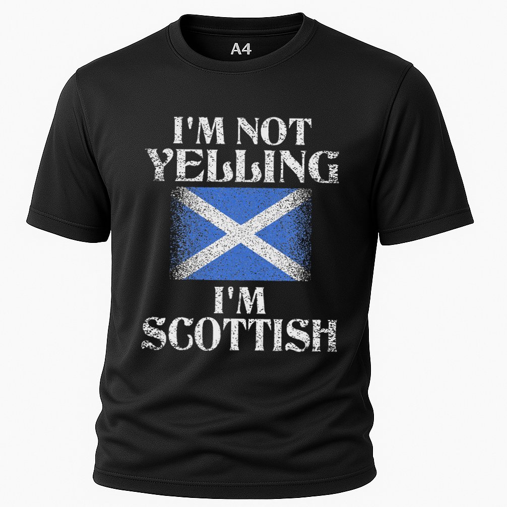 IM Not Yelling IM Scottish Funny Scottish Pride Performance Shirt