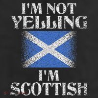 IM Not Yelling IM Scottish Funny Scottish Pride Adult Drive Performance Visor