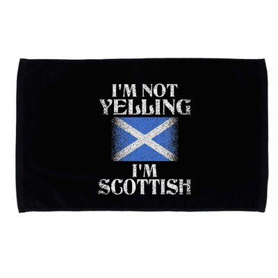 IM Not Yelling IM Scottish Funny Scottish Pride Microfiber Hand Towel
