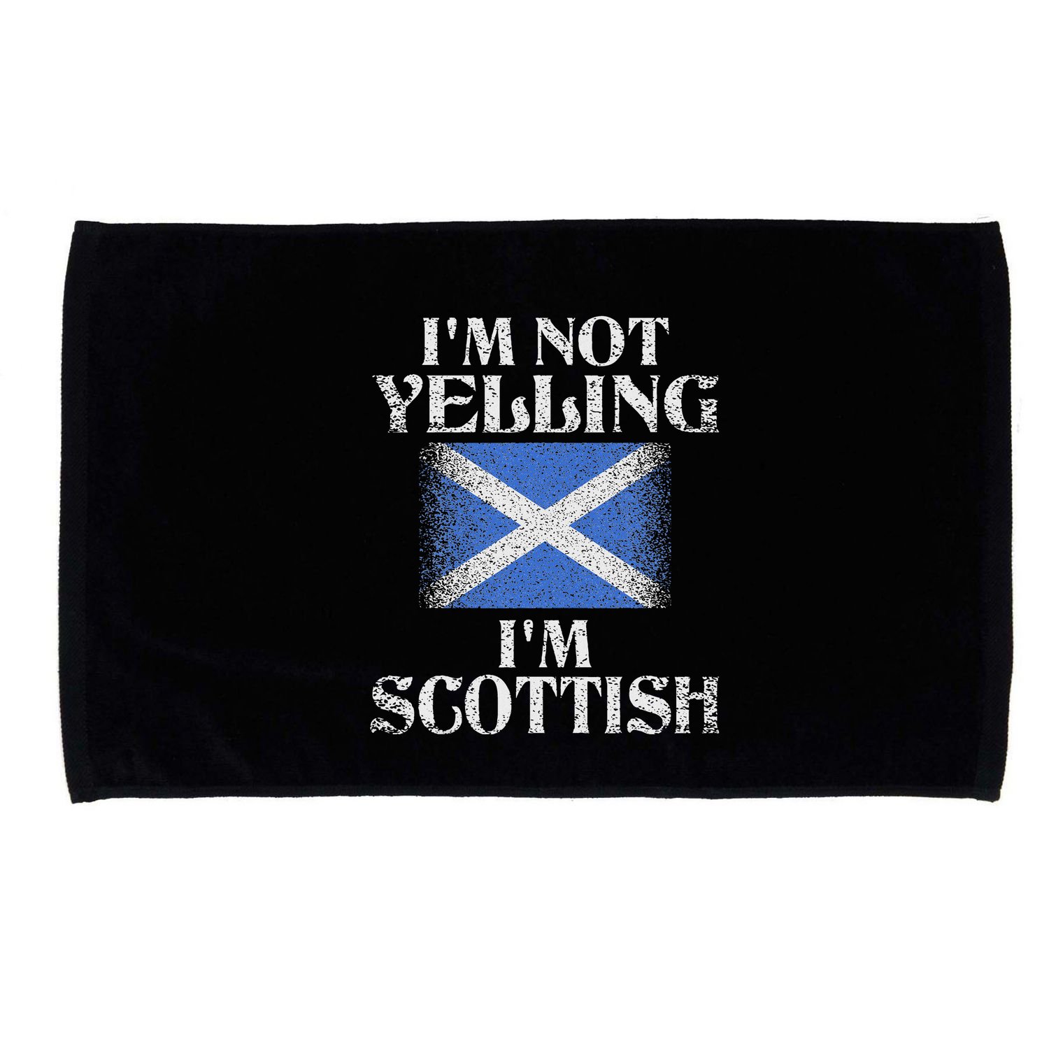 IM Not Yelling IM Scottish Funny Scottish Pride Microfiber Hand Towel
