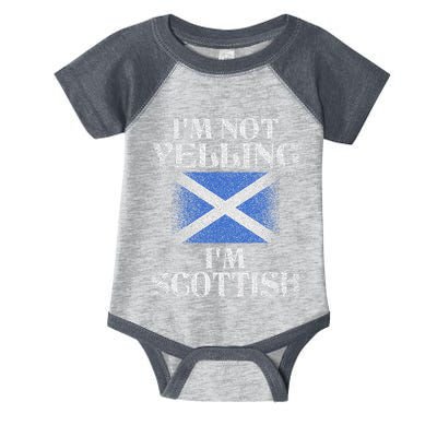 IM Not Yelling IM Scottish Funny Scottish Pride Infant Baby Jersey Bodysuit