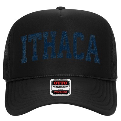Ithaca New York Ny Vintage Athletic Sports Hat