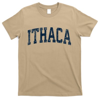 Ithaca New York Ny Vintage Athletic Sports T-Shirt
