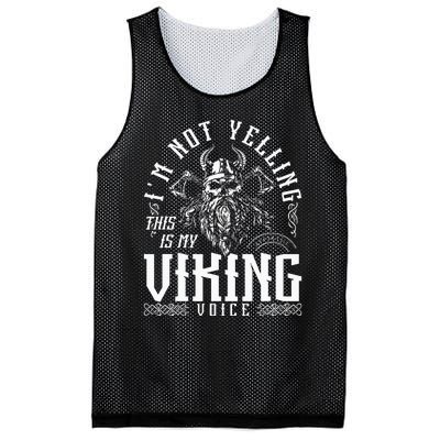 Im Not Yelling This Is My Viking Voice North Myth Vikings Mesh Reversible Basketball Jersey Tank