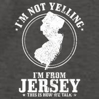 Im Not Yelling Im From New Jersey Funny State Map Pride Vector Backpack