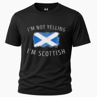 IM Not Yelling IM Scottish Funny Scotland Pride Cooling Performance Crew T-Shirt