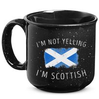 IM Not Yelling IM Scottish Funny Scotland Pride 15oz Campfire Ceramic Mug