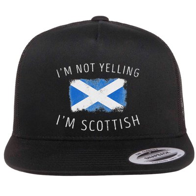 IM Not Yelling IM Scottish Funny Scotland Pride Flatbill Hat