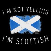 IM Not Yelling IM Scottish Funny Scotland Pride Sustainable Beanie