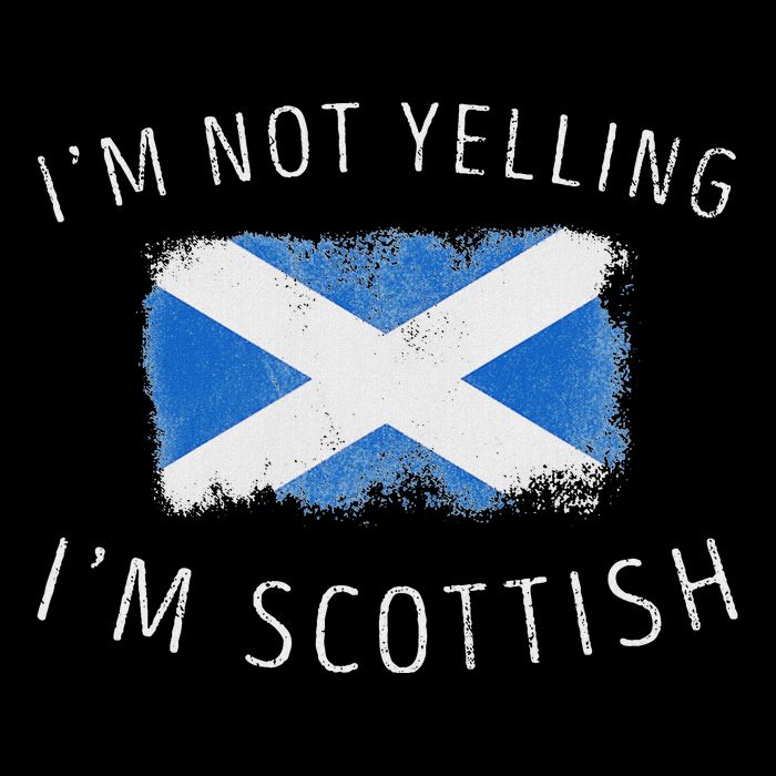 IM Not Yelling IM Scottish Funny Scotland Pride Sustainable Beanie