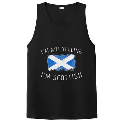 IM Not Yelling IM Scottish Funny Scotland Pride PosiCharge Competitor Tank