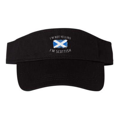 IM Not Yelling IM Scottish Funny Scotland Pride Visor