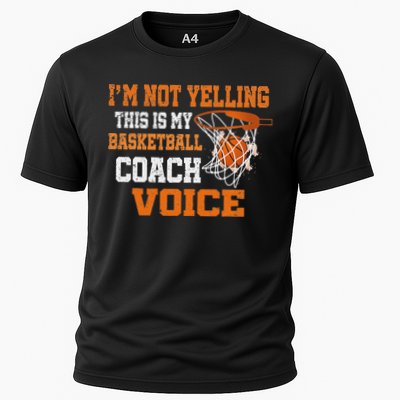 IM Not Yelling This Is My Basketball Coach Voice Performance Shirt