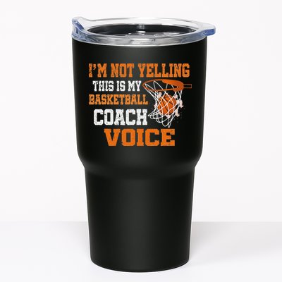 IM Not Yelling This Is My Basketball Coach Voice Tumbler