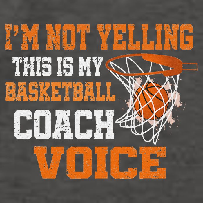 IM Not Yelling This Is My Basketball Coach Voice Vector Backpack