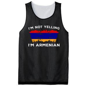 Im Not Yelling Im Armenian Humor Lover Mesh Reversible Basketball Jersey Tank