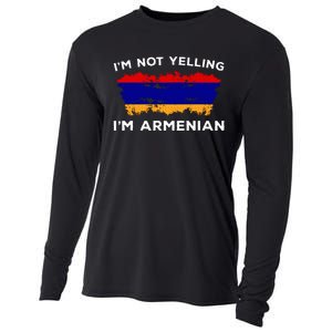 Im Not Yelling Im Armenian Humor Lover Cooling Performance Long Sleeve Crew