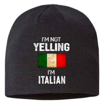 Im Not Yelling Im Italian Tee Shirts Men Women Funny Gift Sustainable Beanie