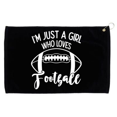 I'm Not Yelling I'm Just A Who Loves Football Gift Grommeted Golf Towel