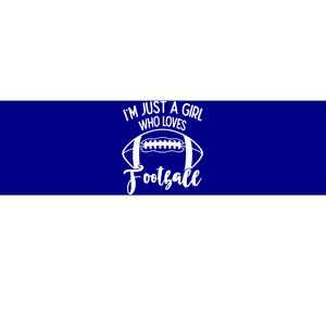 I'm Not Yelling I'm Just A Who Loves Football Gift Bumper Sticker