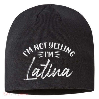 IM Not Yelling IM Latina Latin Design Sustainable Beanie