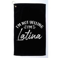 IM Not Yelling IM Latina Latin Design Golf Towel