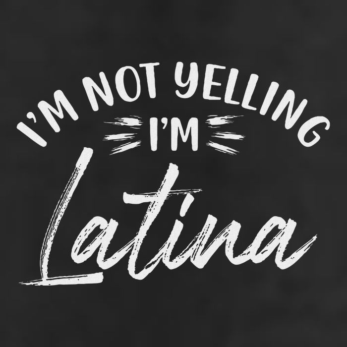 IM Not Yelling IM Latina Latin Design Golf Towel