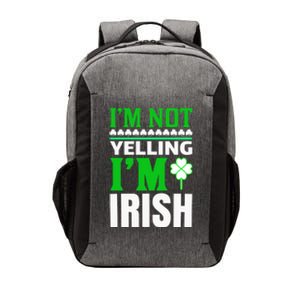 I'm Not Yelling I'm Irish Vector Backpack