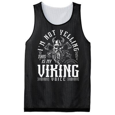 IM Not Yelling This Is My Viking Voice North Myth Vikings Mesh Reversible Basketball Jersey Tank