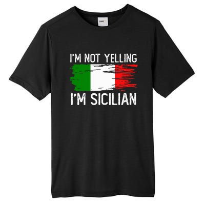 IM Not Yelling IM Sicilian Tall Fusion ChromaSoft Performance T-Shirt