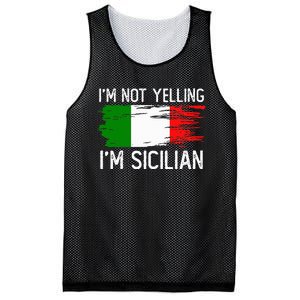 IM Not Yelling IM Sicilian Mesh Reversible Basketball Jersey Tank