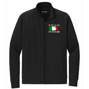 IM Not Yelling IM Sicilian Stretch Full-Zip Cadet Jacket