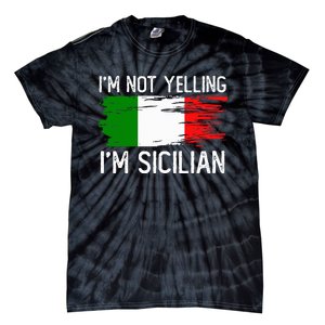 IM Not Yelling IM Sicilian Tie-Dye T-Shirt