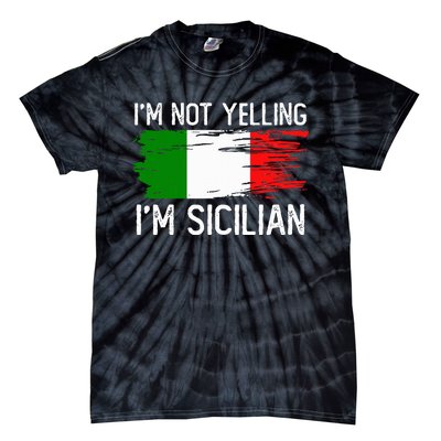 IM Not Yelling IM Sicilian Tie-Dye T-Shirt