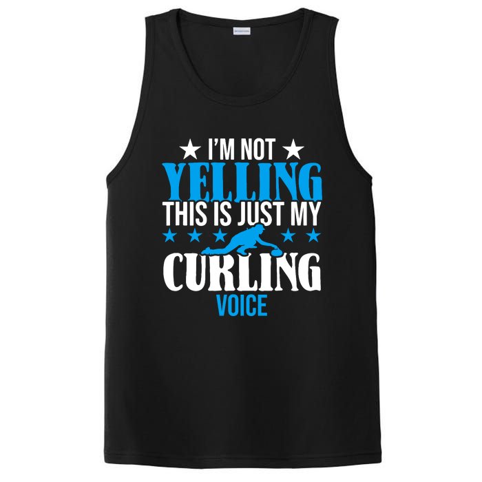 IM Not Yelling This Is My Curling Voice Funny Curling PosiCharge Competitor Tank