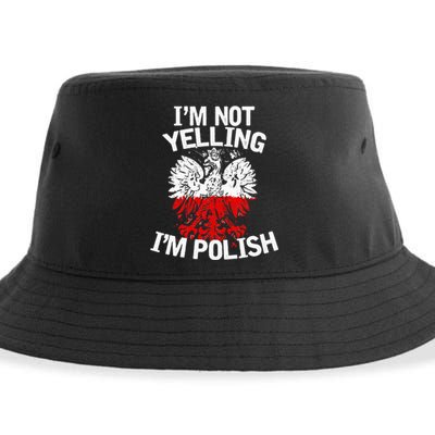 I'm Not Yelling I'm Polish, Dyngus Day, Polska, Poland Sustainable Bucket Hat