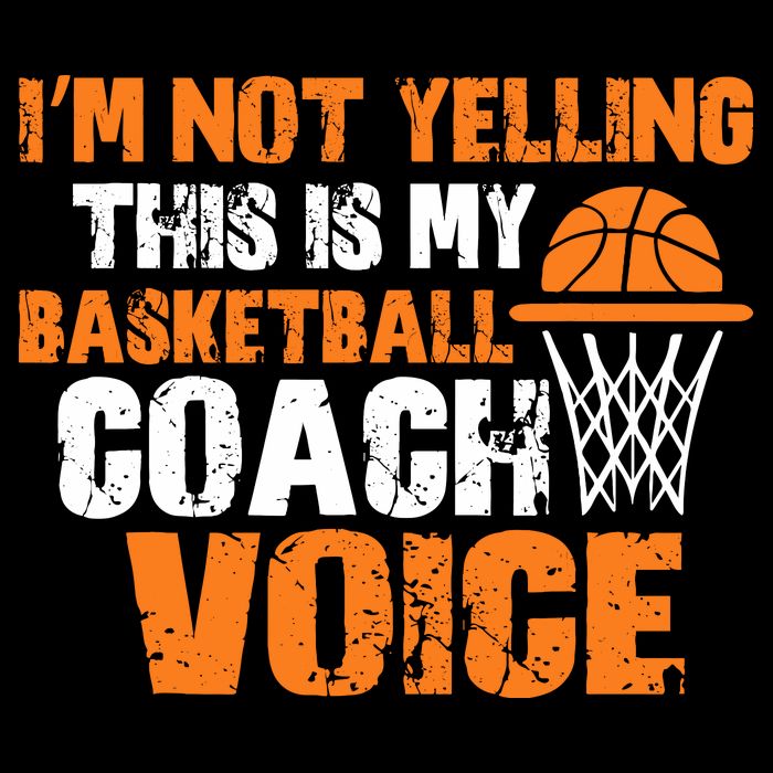IM Not Yelling This Is My Basketball Coach Voice Backpack