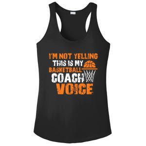 IM Not Yelling This Is My Basketball Coach Voice Ladies PosiCharge Competitor Racerback Tank