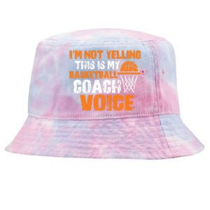 IM Not Yelling This Is My Basketball Coach Voice Tie-Dyed Bucket Hat