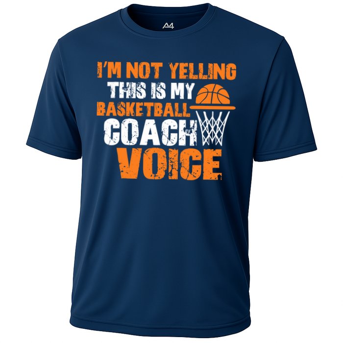 IM Not Yelling This Is My Basketball Coach Voice Cooling Performance Crew T-Shirt