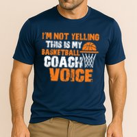IM Not Yelling This Is My Basketball Coach Voice Cooling Performance Crew T-Shirt