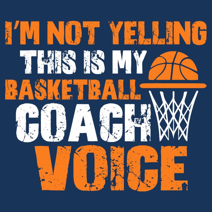 IM Not Yelling This Is My Basketball Coach Voice 16 in Basic Backpack